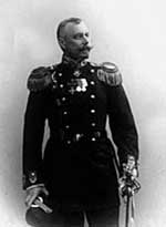 Командир крейсера «Аврора» капитан 1-го ранга Е. Р. Егорьев