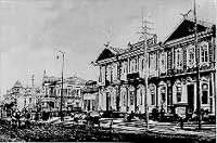 Вид Николаевска-на-Амуре. Торговый дом «Кунсти Альберст». 1908 год
