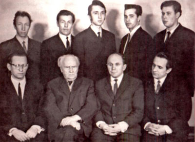 Группа специалистов, занимавшаяся под руководством П.В. Шмакова исследованиями проблем подводного телевидения (10 марта 1970 г. )