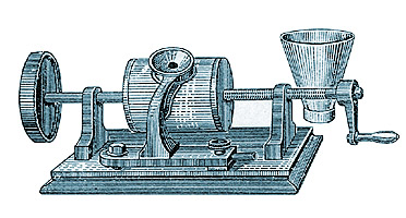 Первый фонограф Эдисона (1877 г.)