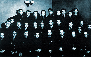 Коллектив кафедры военных радиостанций, 1958 г.