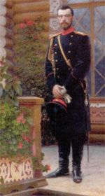Император Николай II. 1896 г. Портрет работы И. Репина
