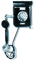 Настенный телефонный аппарат системы АТС (первый советский серийный аппарат для работы с АТС).