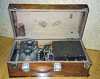 Портативная искровая радиостанция РОБТиТ образца 1914 года
