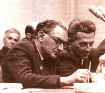 Братья — главный инженер МГРС И.А. Шамшин и министр связи СССР В.А. Шамшин