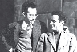 Дж. Барр и А. Сарант в Нью-Йорке, 1944 год