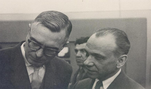 Рис. 11. Шахматист М. Эйве и математик А.А. Дородницын. SoRuCom-2020