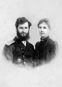 Алексей Николаевич Крылов с женой Елизаветой Дмитриевной