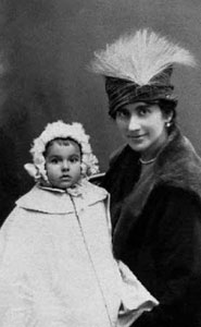 Елена Васильевна Ляпунова с сыном Аскольдом