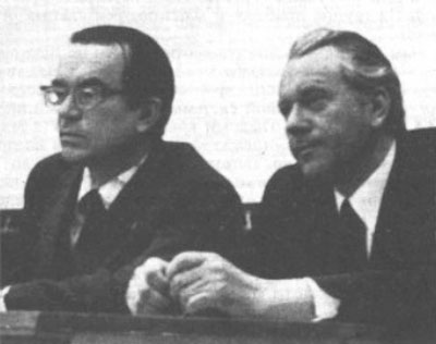 В.М. Глушков и B.C. Михалевич (70-е гг.)