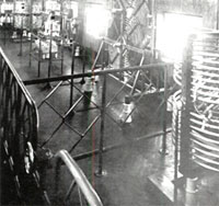 ВЧ - контуры ДВ - передатчика мощностью 100 кВт , 1934 г .