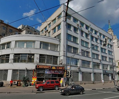 Старое здание ИАТ на Каланчёвской улице