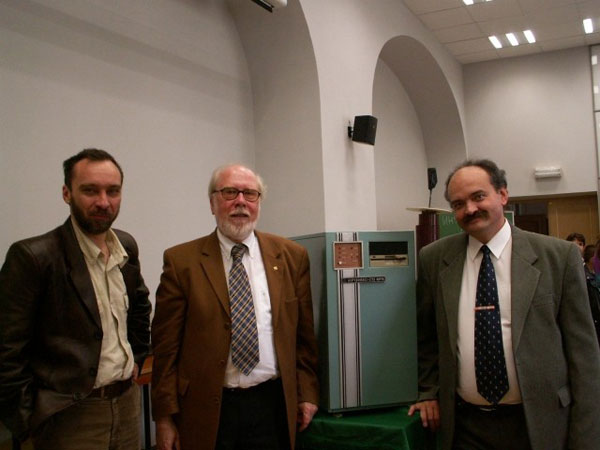 21 сентября 2005 г. Москва. Политехнический музей. Алексей Недоря, Никлаус Вирт и Владимир Филиппов