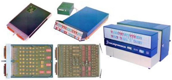 Рис. 14. Первые микро-ЭВМ Электроника НЦ-01, -02, -02М. Материалы Виртуального Компьютерного Музея