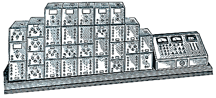 Рис. 16. Моделирующая установка ИПТ-5