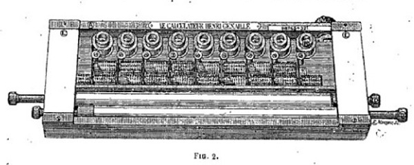 Fig 2. Le calcaluteur Henri Genaille - Вычислительная машина Анри Женая. Материалы Виртуального Компьютерного Музея