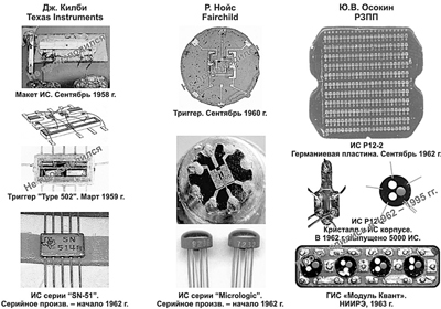 Первые в мире интегральные схемы