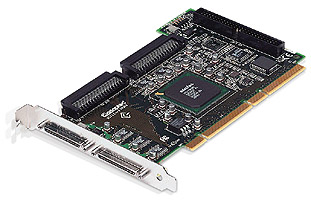 Двухканальный адаптер Adaptec SCSI Ultra160 Card 39160